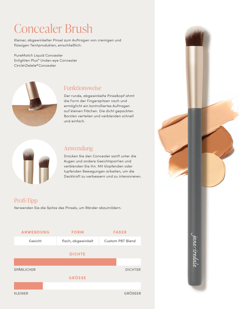 jane iredale - Concealer Brush - Concealer Pinsel - jane iredale Mineral Make-up - ZEITWUNDER Onlineshop - Kosmetik online kaufen