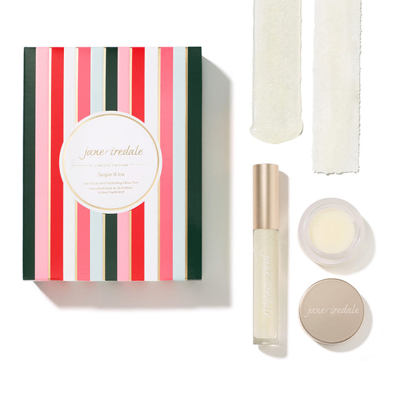 jane iredale - Sugar & Ice Lip Scrub and Hydrating Gloss Duo - Limited Edition - Lip Gloss - jane iredale Mineral Make-up - ZEITWUNDER Onlineshop - Kosmetik online kaufen