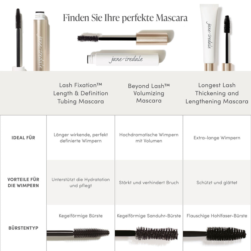 jane iredale - Beyond Lash Volumizing Mascara - Black Ink - Mascara - jane iredale Mineral Make-up - ZEITWUNDER Onlineshop - Kosmetik online kaufen