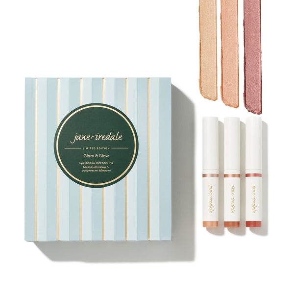 jane iredale - Glam & Glow Eye Shadow Stick Mini Trio - Limited Edition - Lidschattenstift - jane iredale Mineral Make-up - ZEITWUNDER Onlineshop - Kosmetik online kaufen